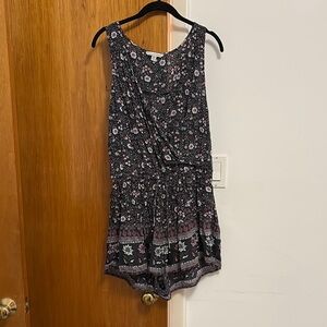 American Eagle Floral Romper